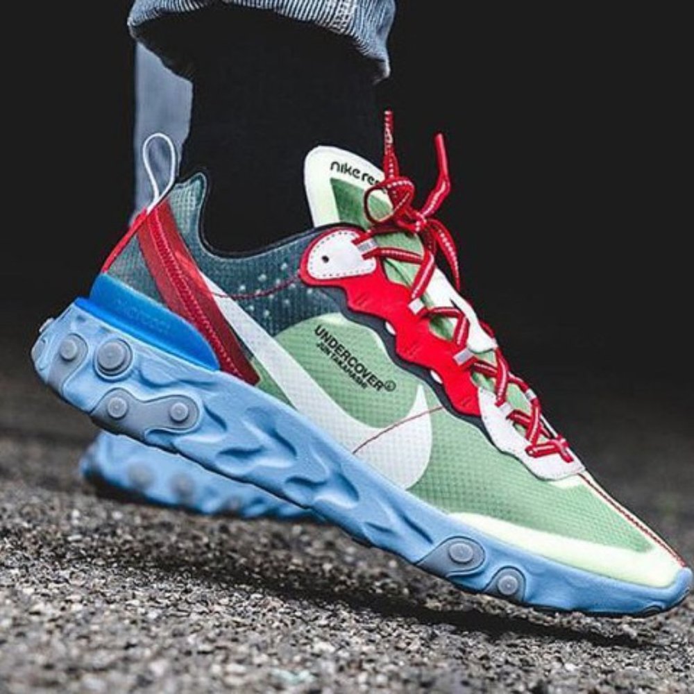Nike x Undercover Element React 87 Volt size 7 mens/8.5 womens
